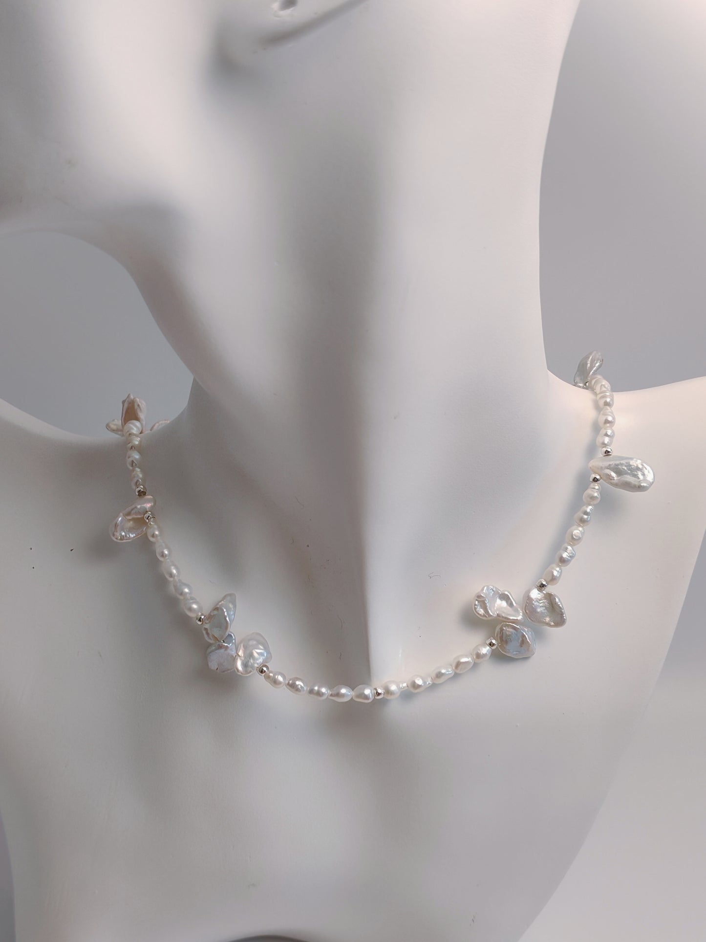 Light Blue Pearl Jewelry Set