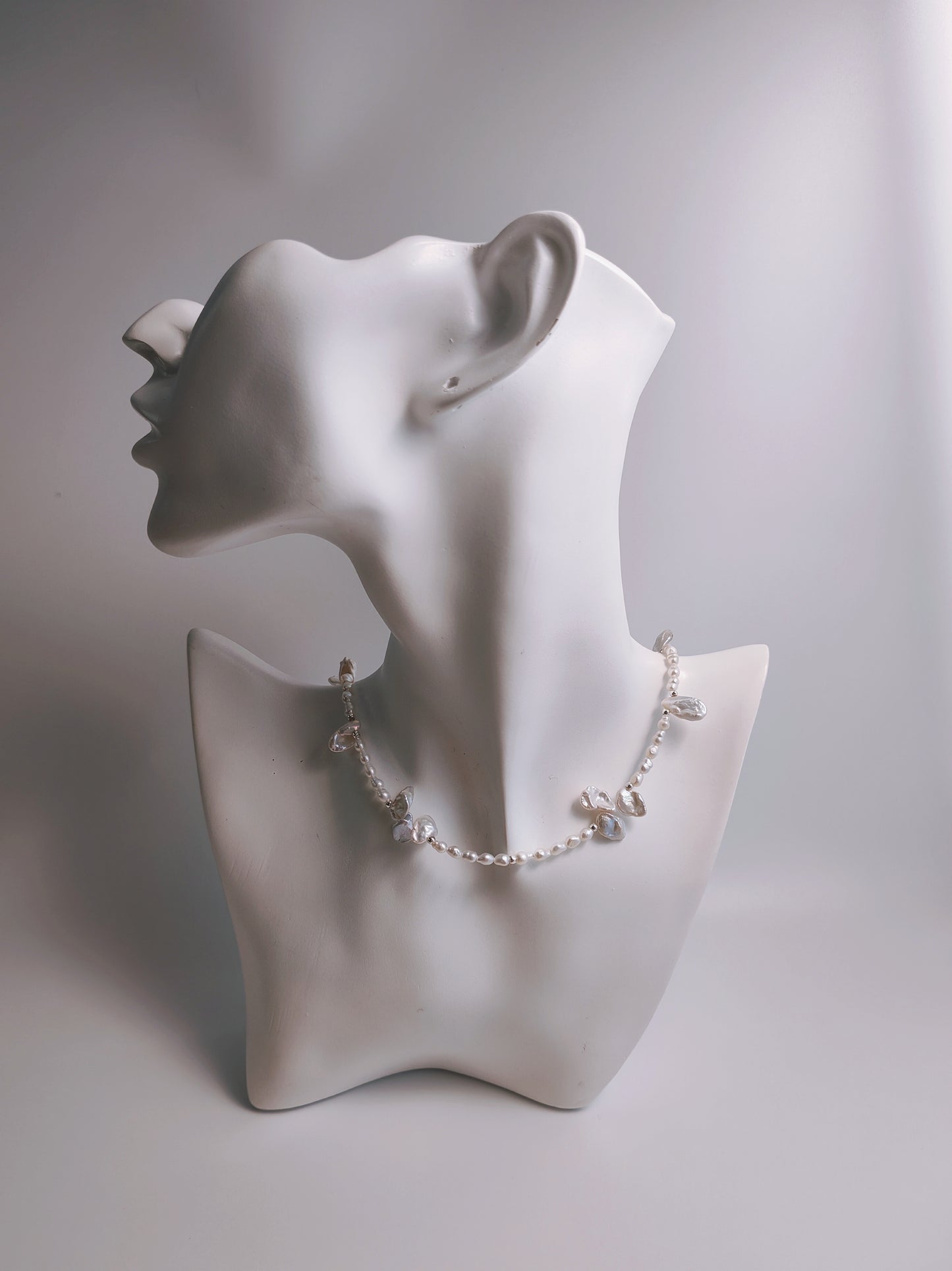 Light Blue Pearl Jewelry Set