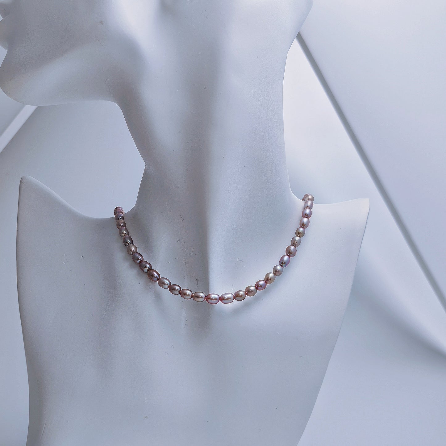 Deep Purple Pearl Necklace