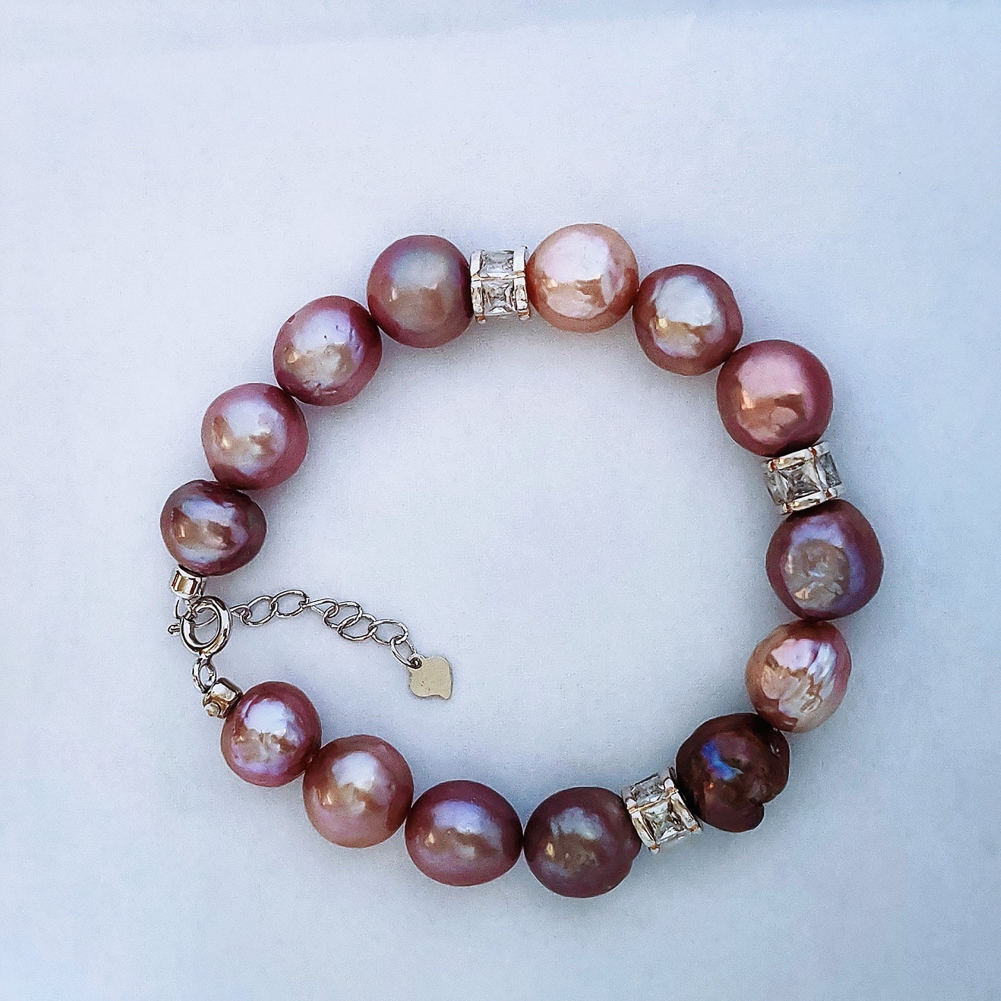 Purple Pearl Bracelet