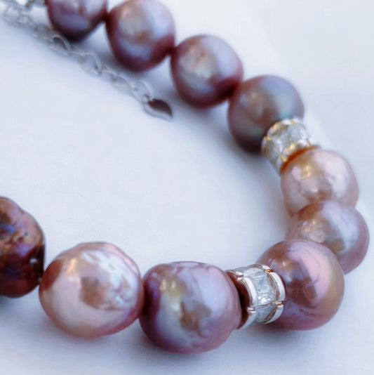 Purple Pearl Bracelet